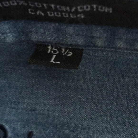 Men’s Hathaway Private Collection Denim shirt - Picture 7 of 7